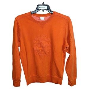 Lacoste Sweatshirt Men’s Size 5 Orange Long Sleeve L Large